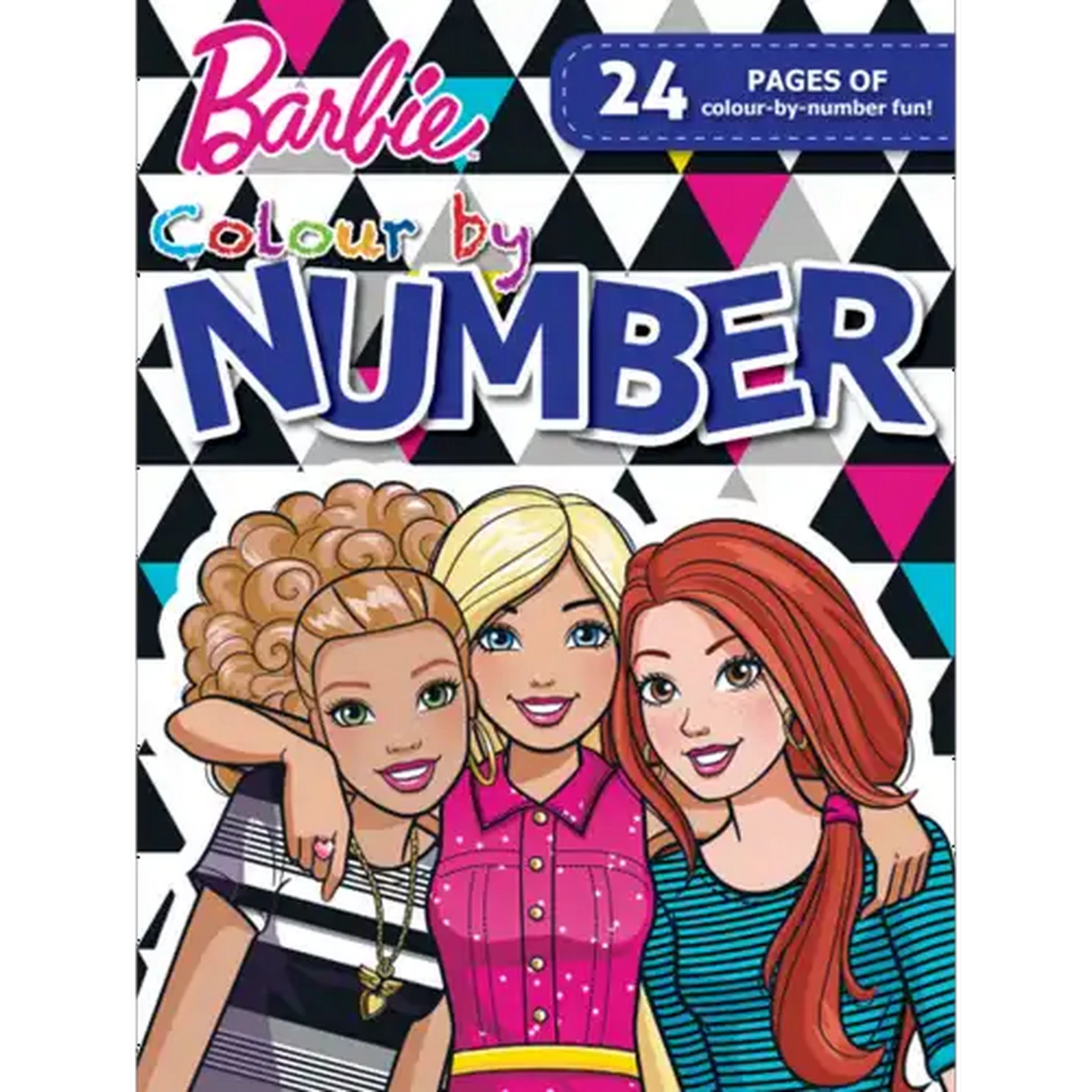 Image of Barbie Colour By Number Colouring Book
