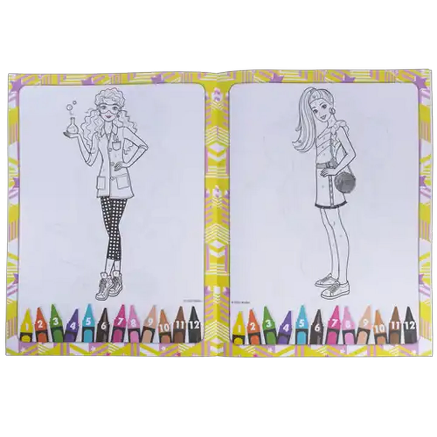 Image of Barbie Colour By Number Colouring Book