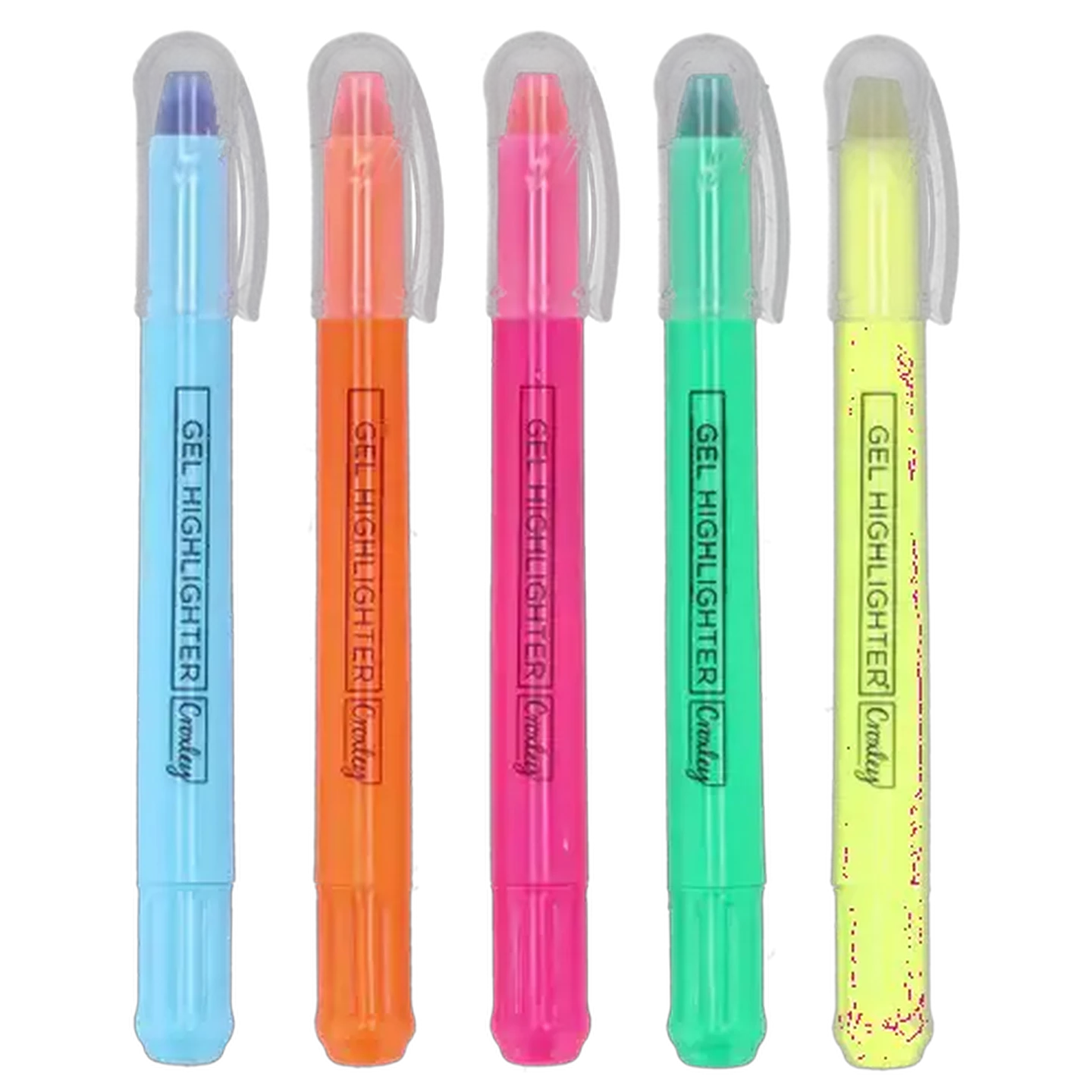 Image of Croxley Gel Highlighters 5-Pack