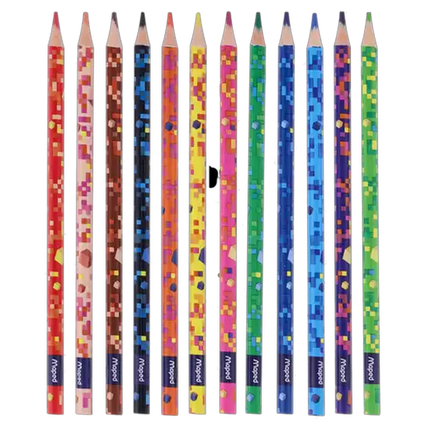 Image of Maped Pixel Party Colouring Pencils 12-Pack