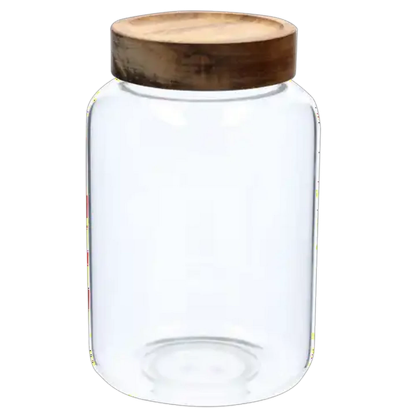 Image of Acacia Glass Canister with Lid 1.8L