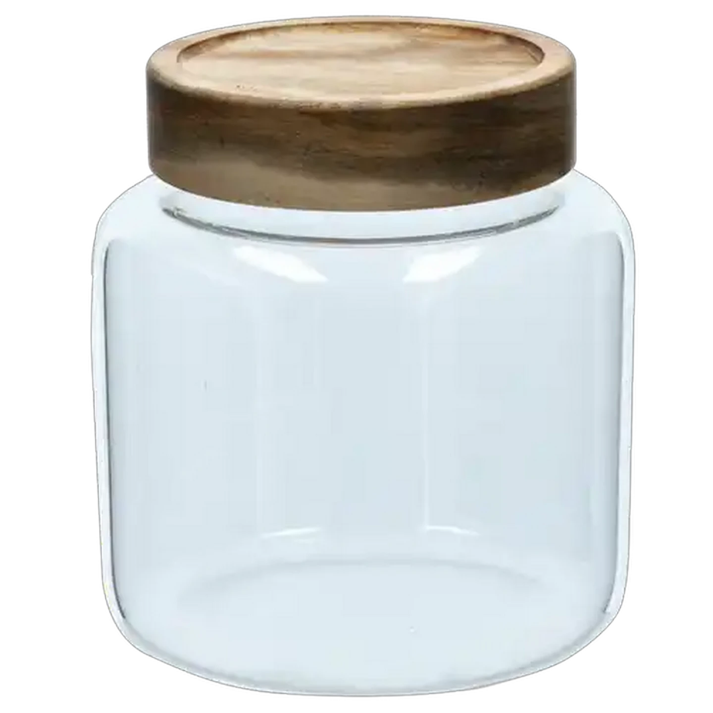 Image of Acacia Glass Canister with Lid 1.1L