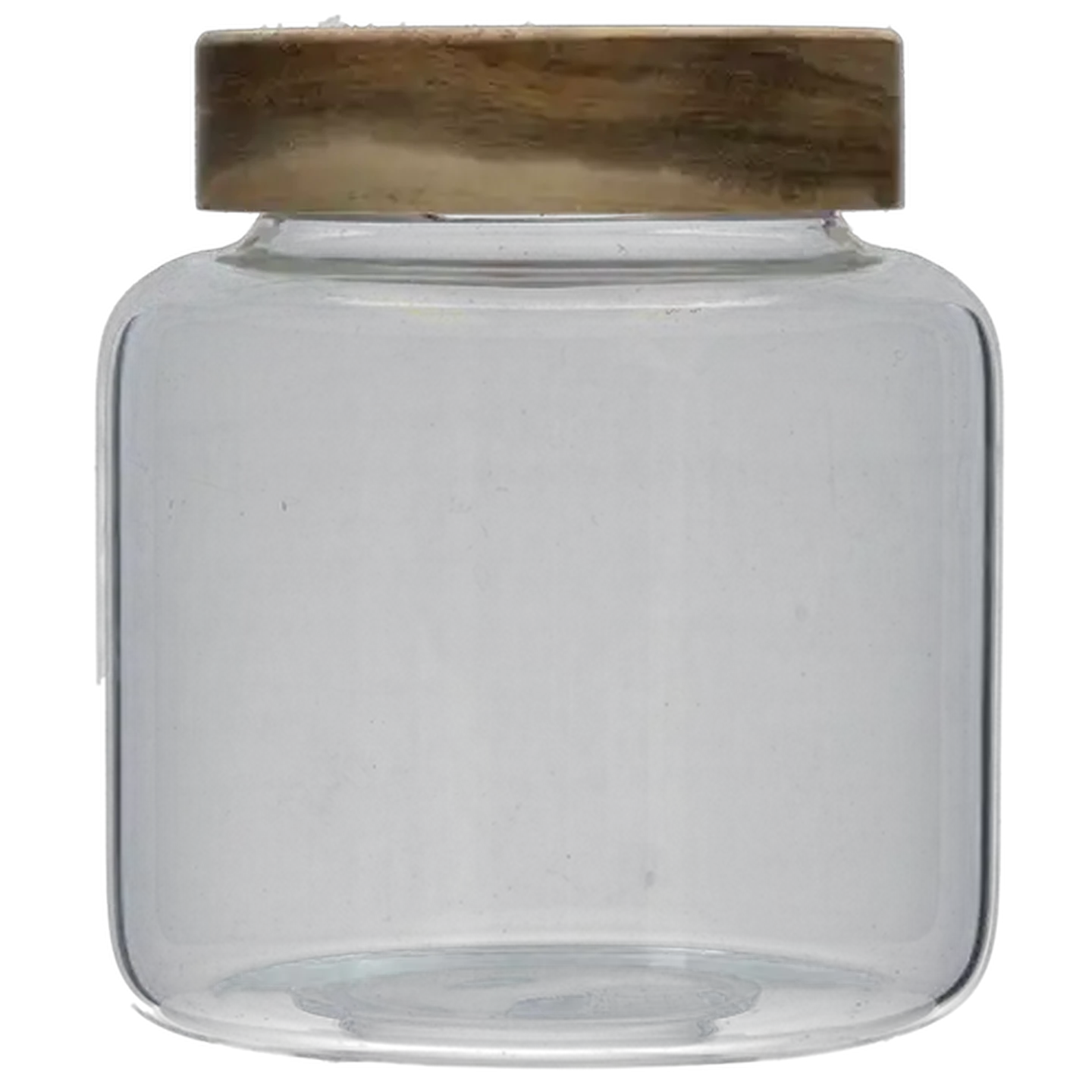 Image of Acacia Glass Canister with Lid 1.1L