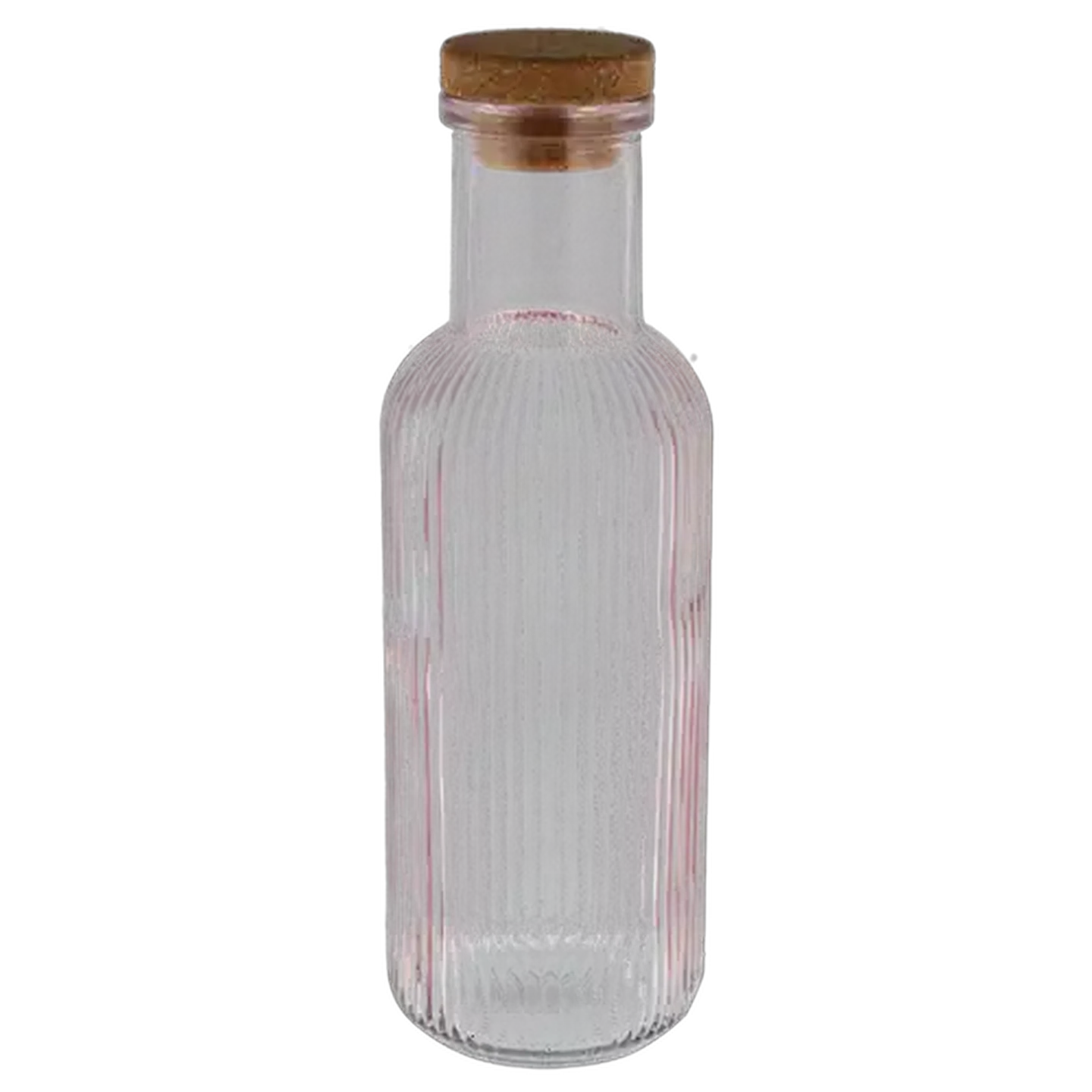 Image of Glass Bottle with Cork Lid (Colour May Vary)