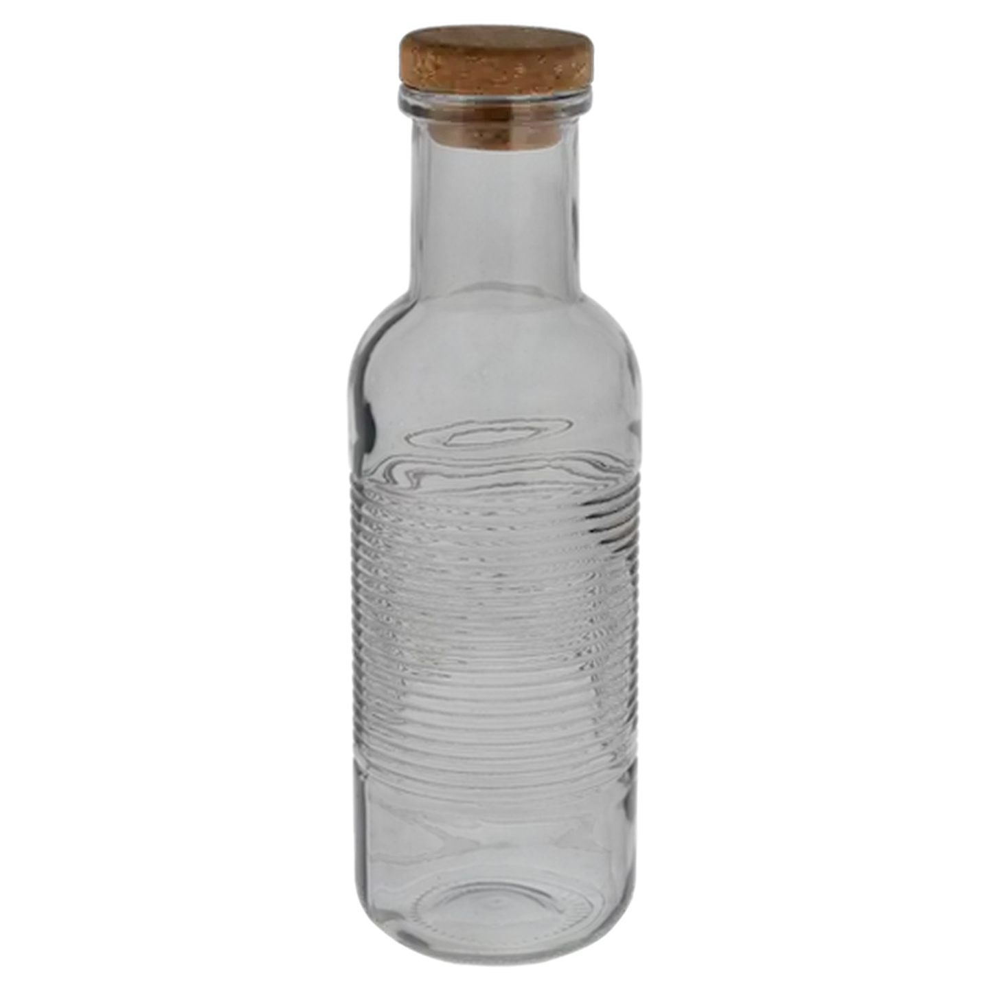 Image of Glass Bottle with Cork Lid (Colour May Vary)