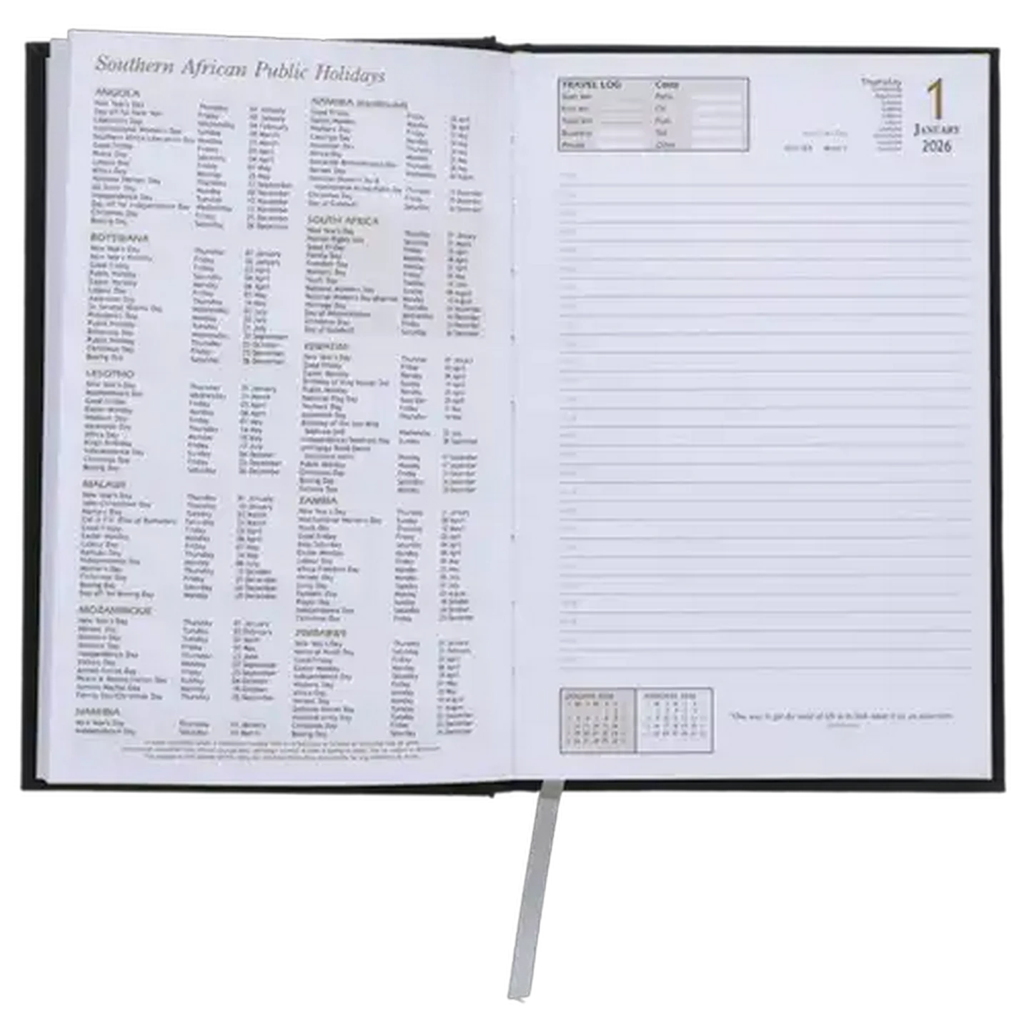 Image of CTP Regency A5 Black Diamond Diary 2026