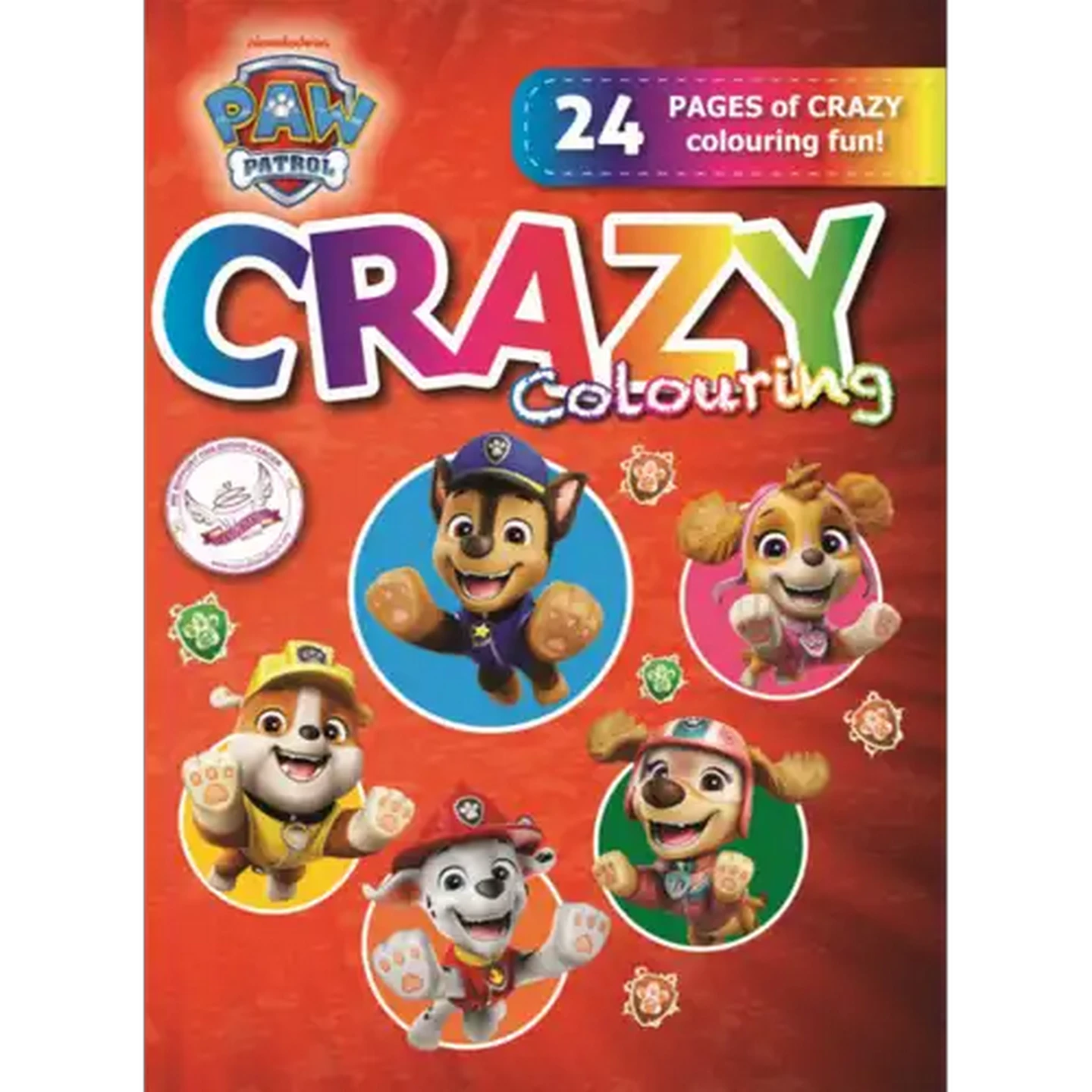 Image of PAW Patrol Crazy Colouring Book 24 Pages