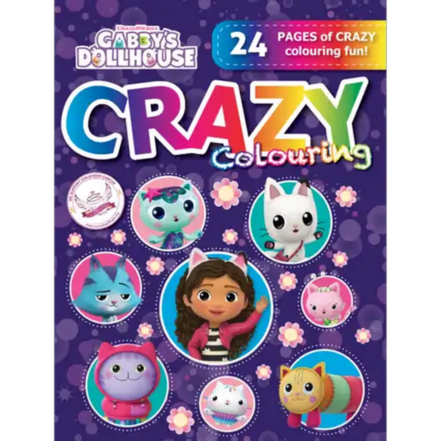 Image of Gabby's Dollhouse Crazy Colouring Book 24 Page