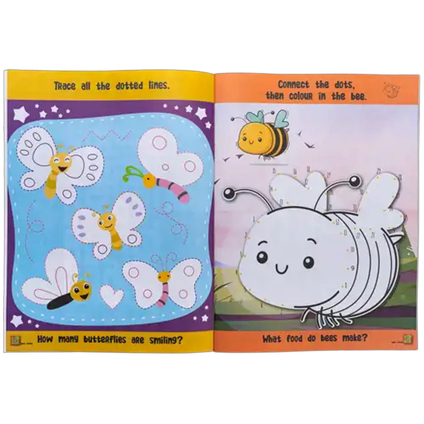 Image of Butterfly Funtivities Activity Book 24 Pages (Design May Vary)