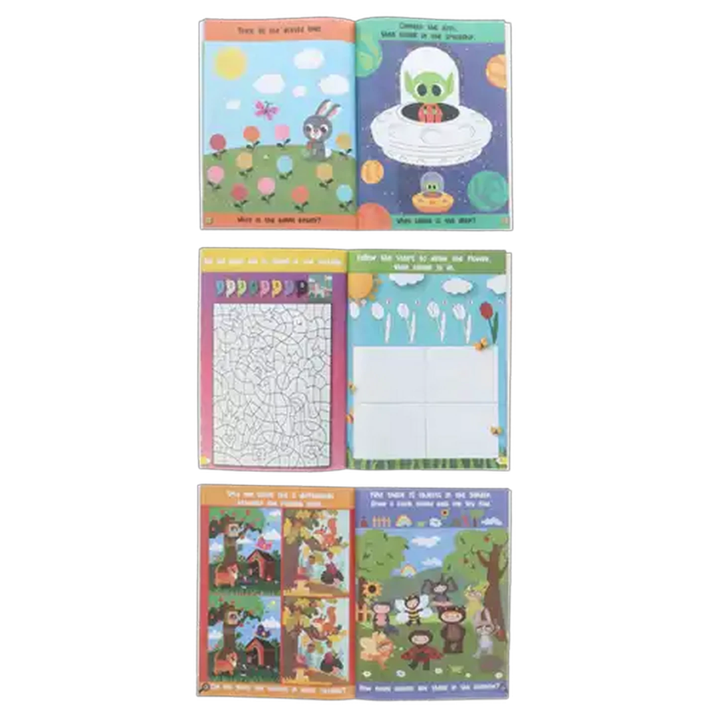 Image of Butterfly Funtivities Activity Book 24 Pages (Design May Vary)