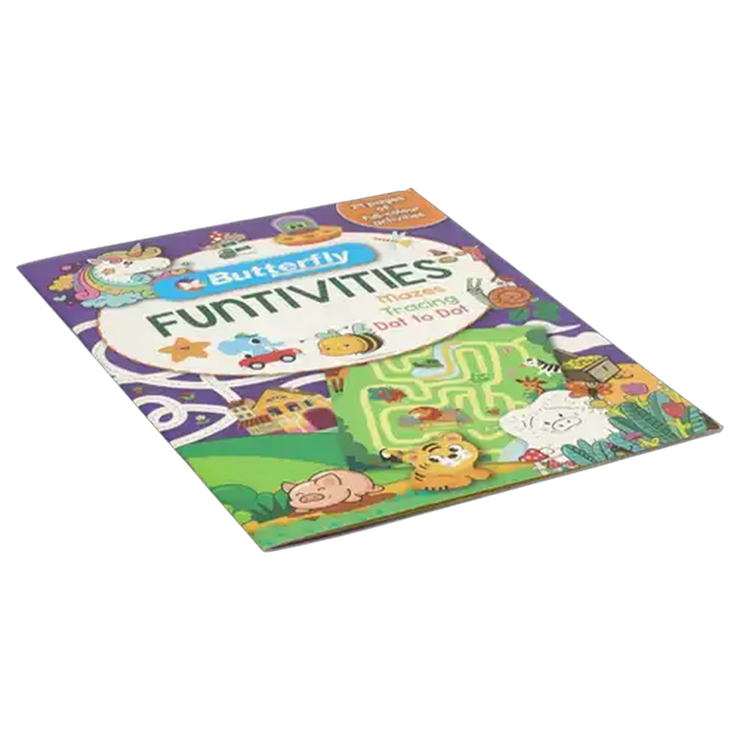 Image of Butterfly Funtivities Activity Book 24 Pages (Design May Vary)