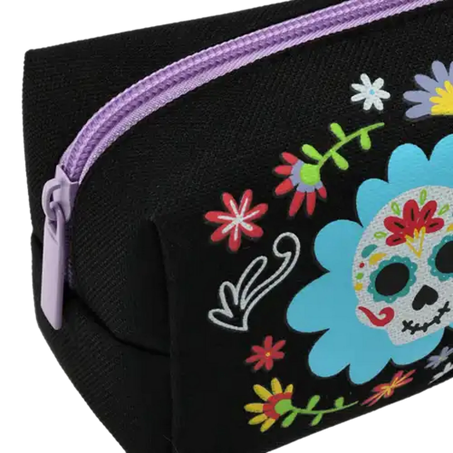 Image of Skulls Mix Square Pencil Bag (Design May Vary)