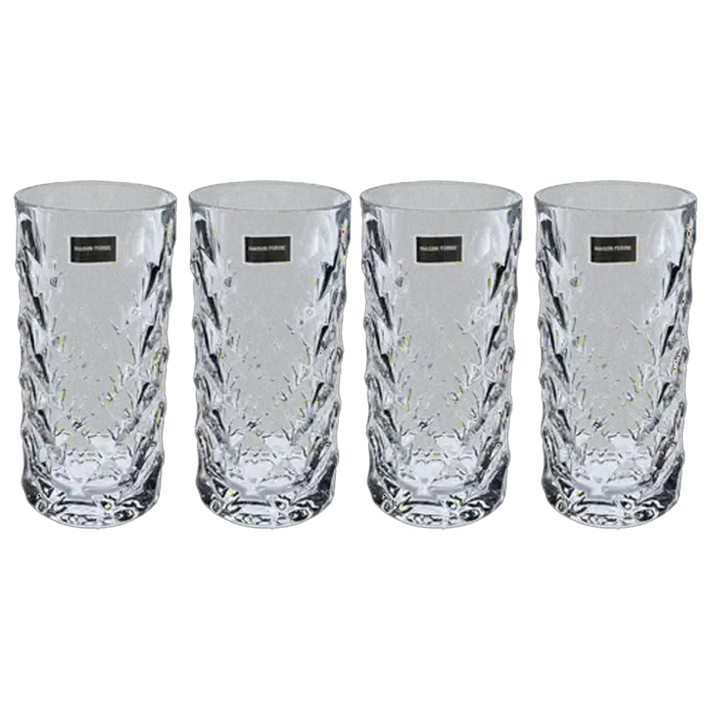 Image of Maison Forine Lounge Long Drink Diamond Glasses 4-Pack