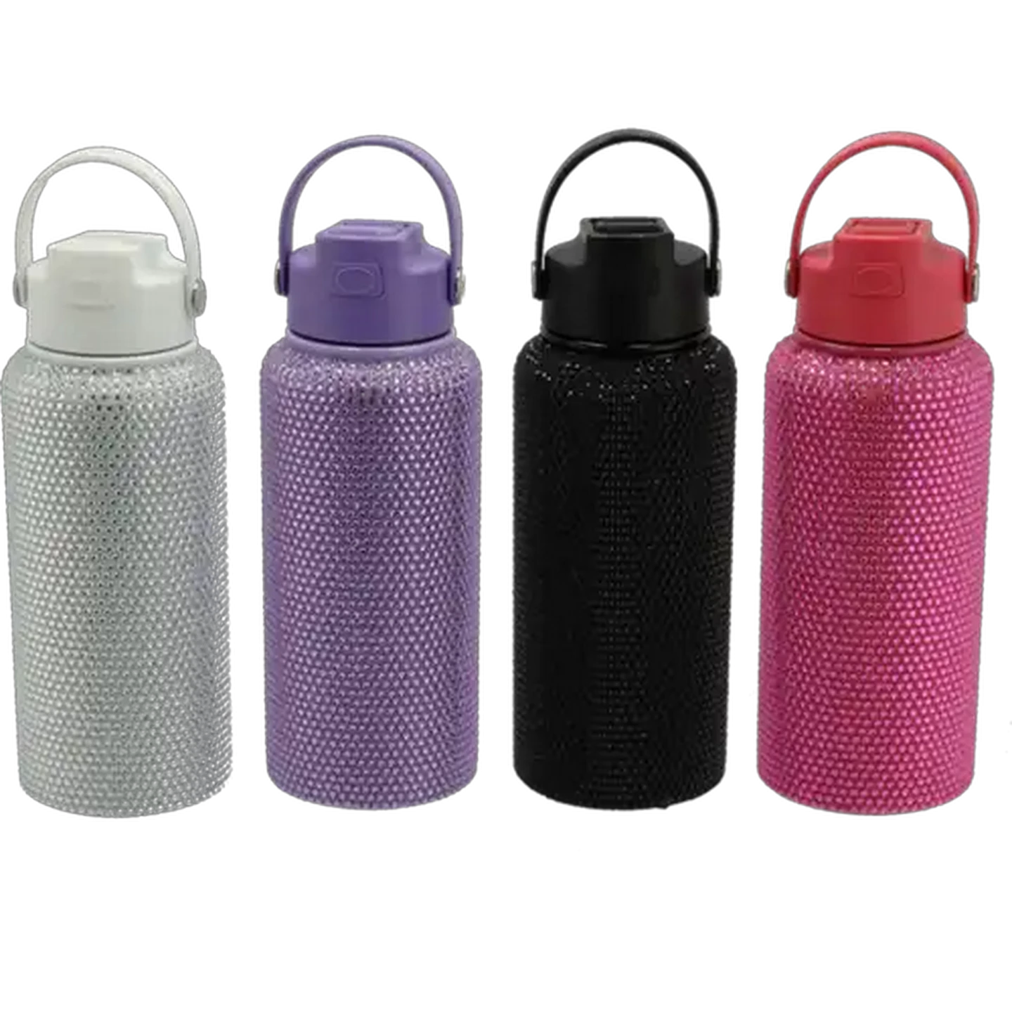 Image of Glitter Stainless Steel Thermal Bottle 1L (Colour May Vary)