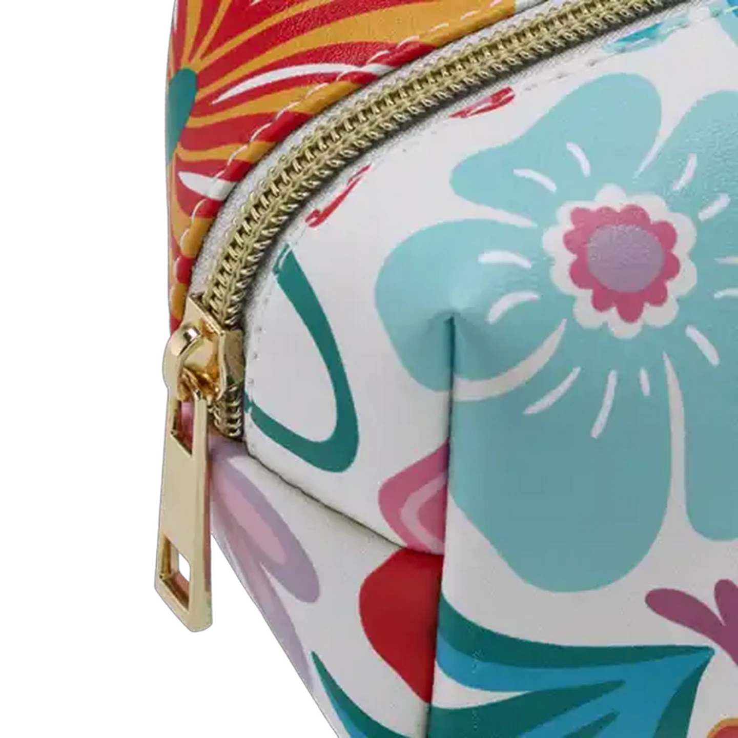 Image of Flowers Square Pencil Bag (Design May Vary)