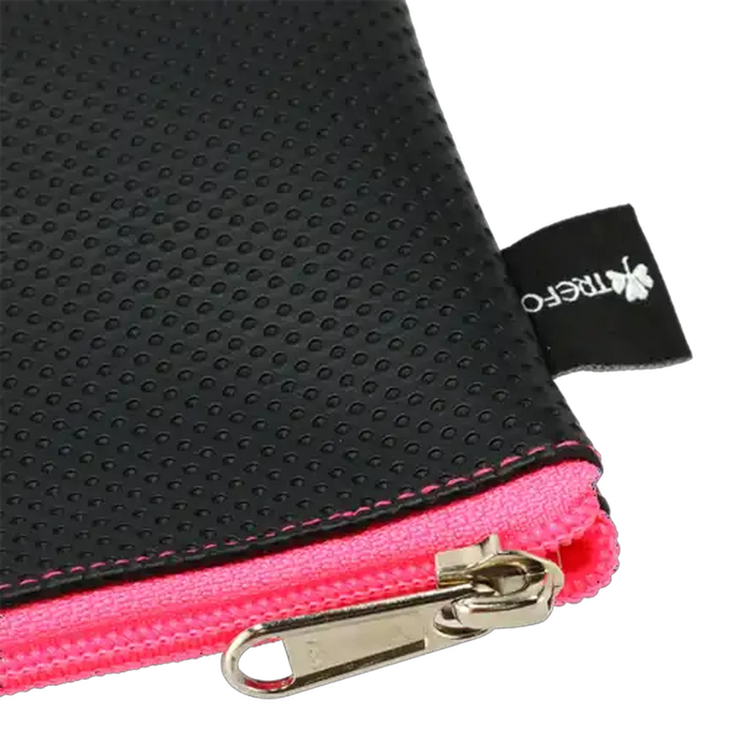 Image of Trefoil Black Vinyl Pencil Bag (Colour May Vary)