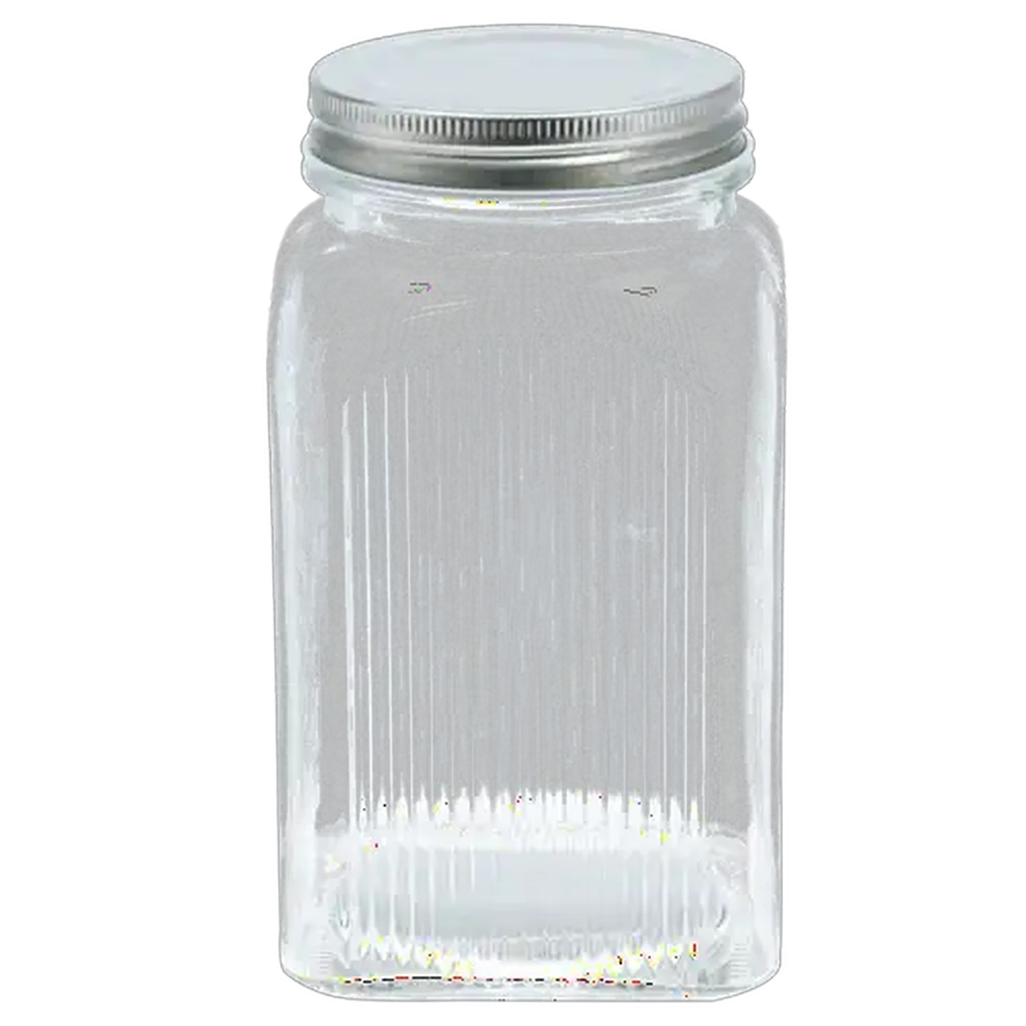 Image of Glass Canister with Metal Lid 1.3L