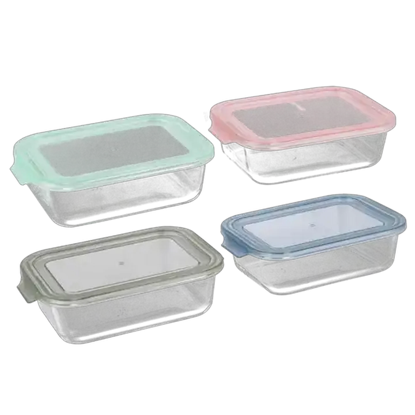 Image of Glass Storage Container Set 1.4L 8 Piece