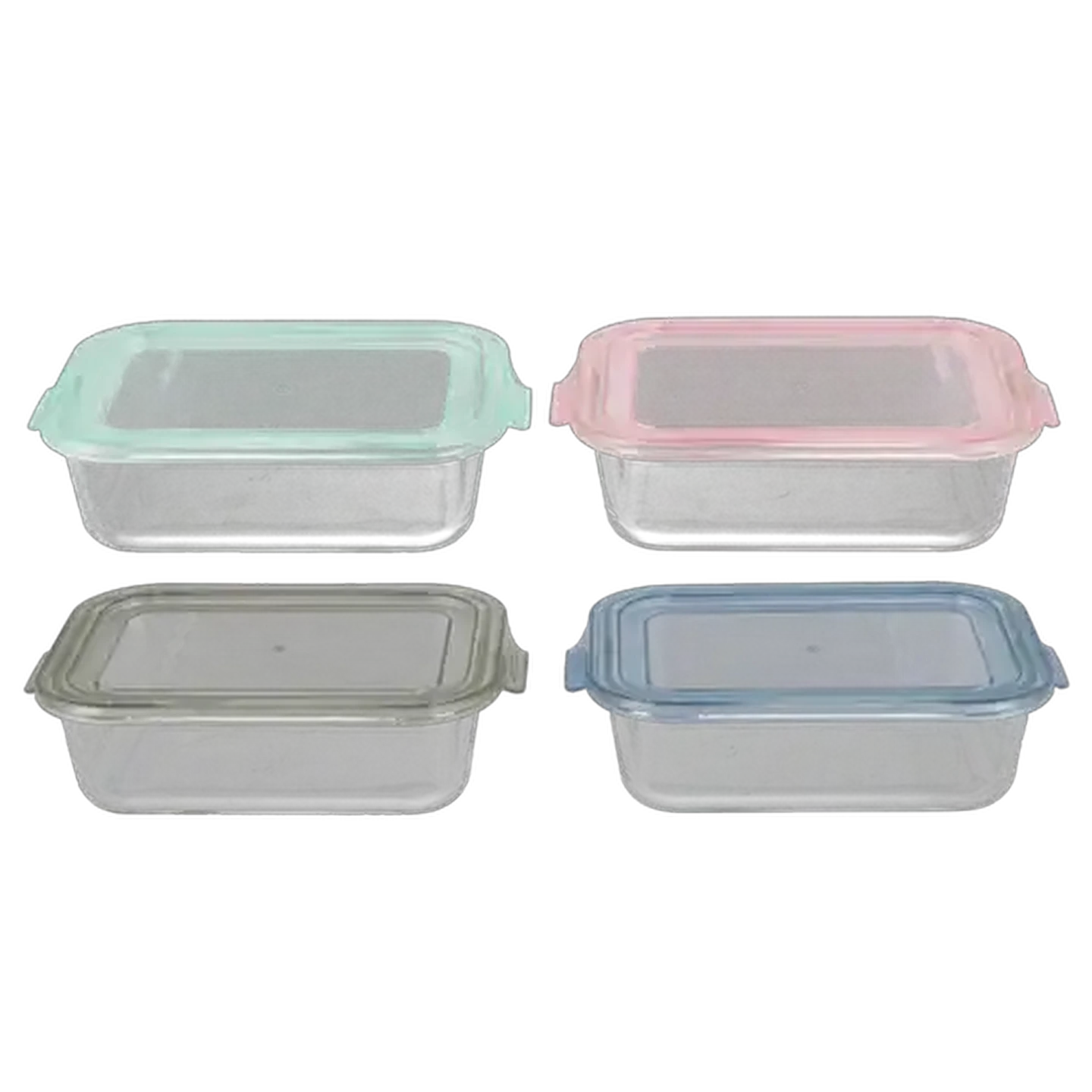 Image of Glass Storage Container Set 1.4L 8 Piece