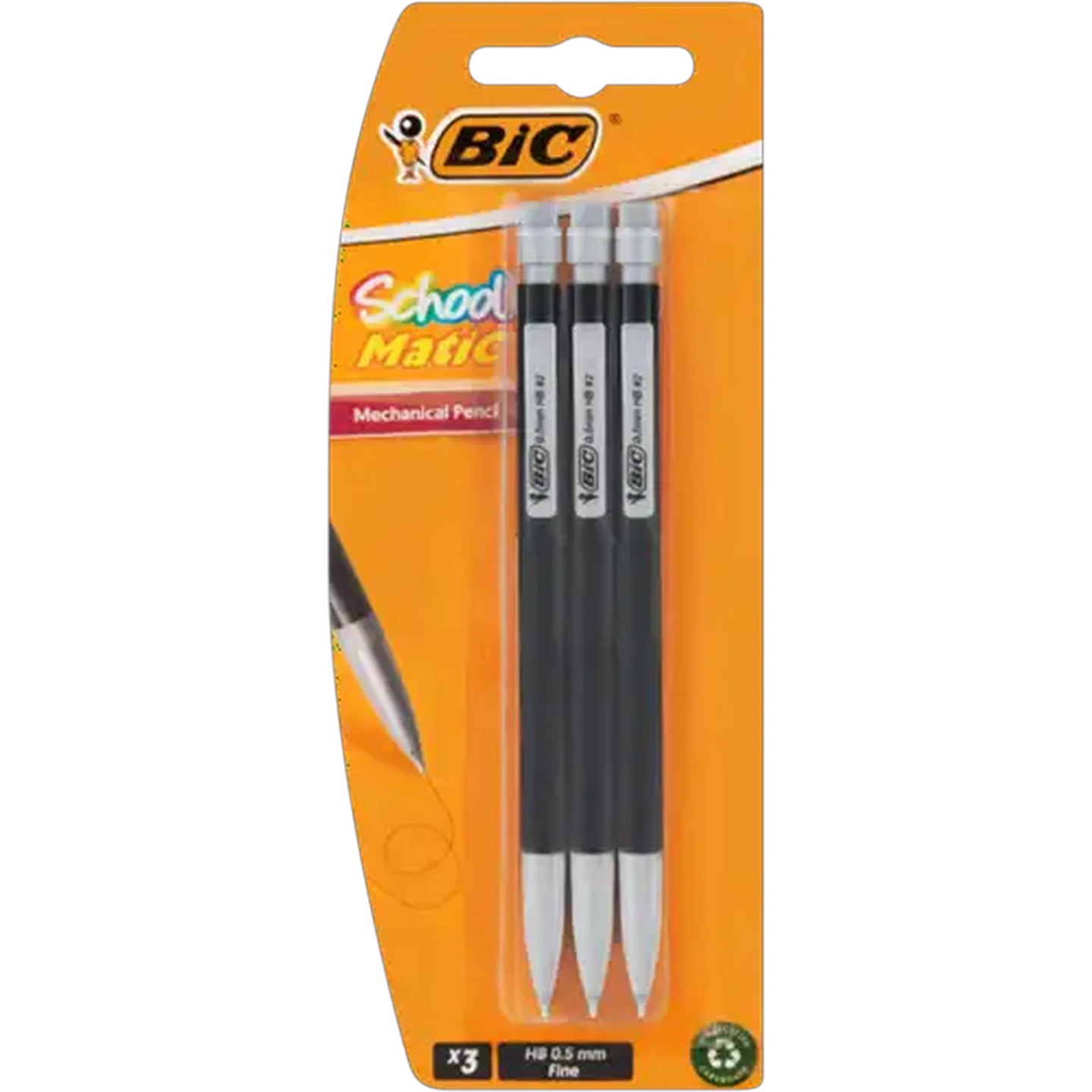Image of BIC School Matic HB Mechanical Pencil 3-Pack