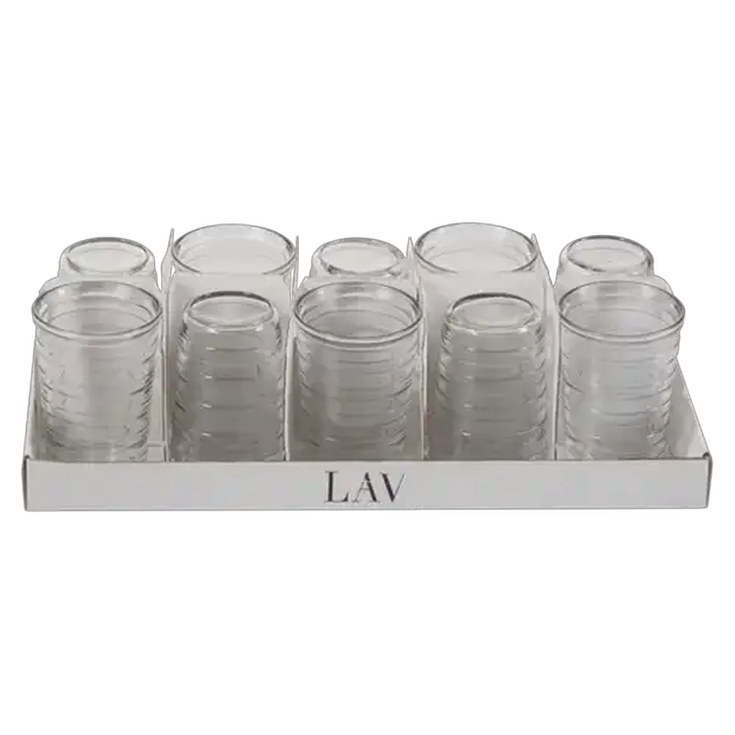 Image of LAV Spiral Juice Glass Set 10 Piece