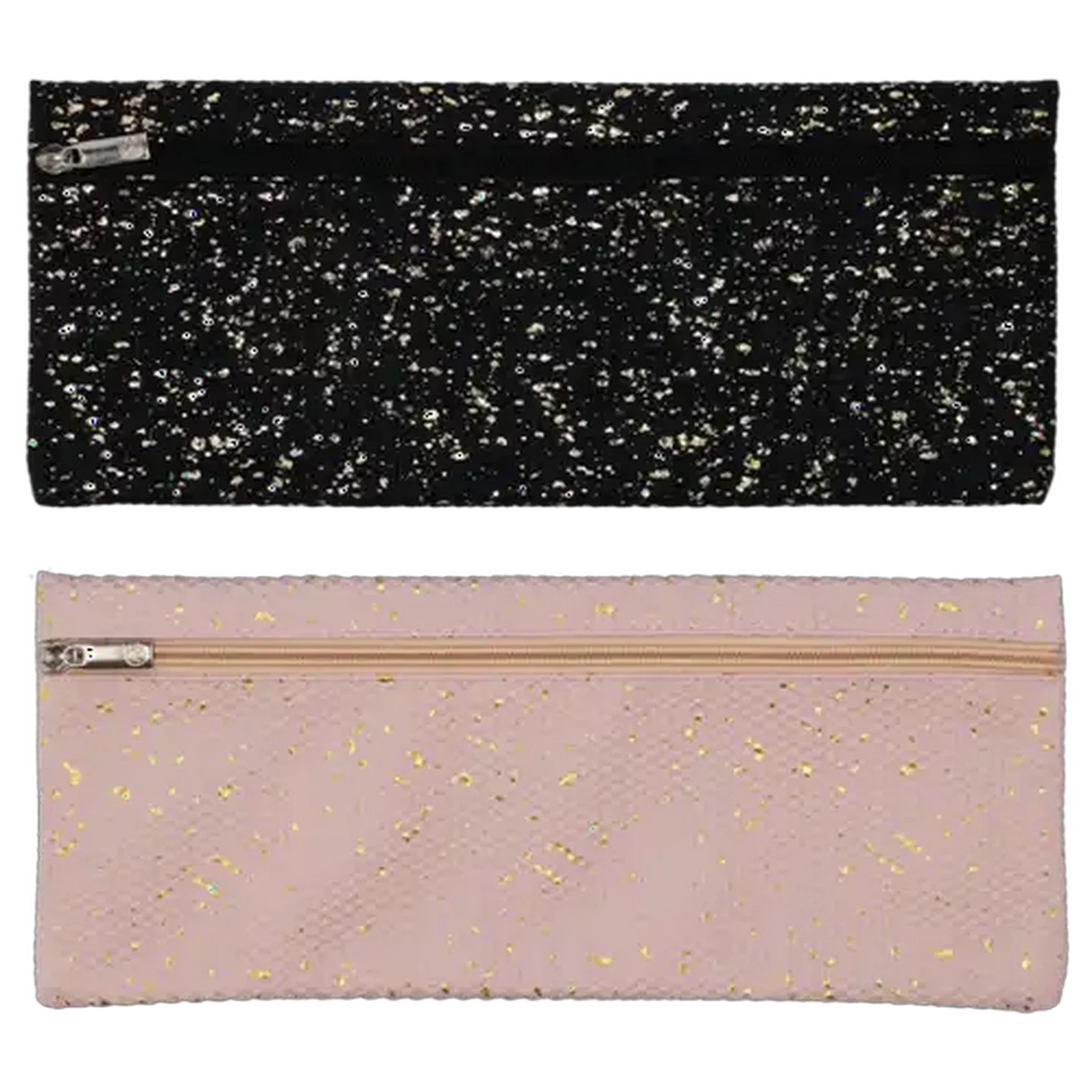 Image of Kenzel Gold Spotted Pencil Bag (Colour May Vary)