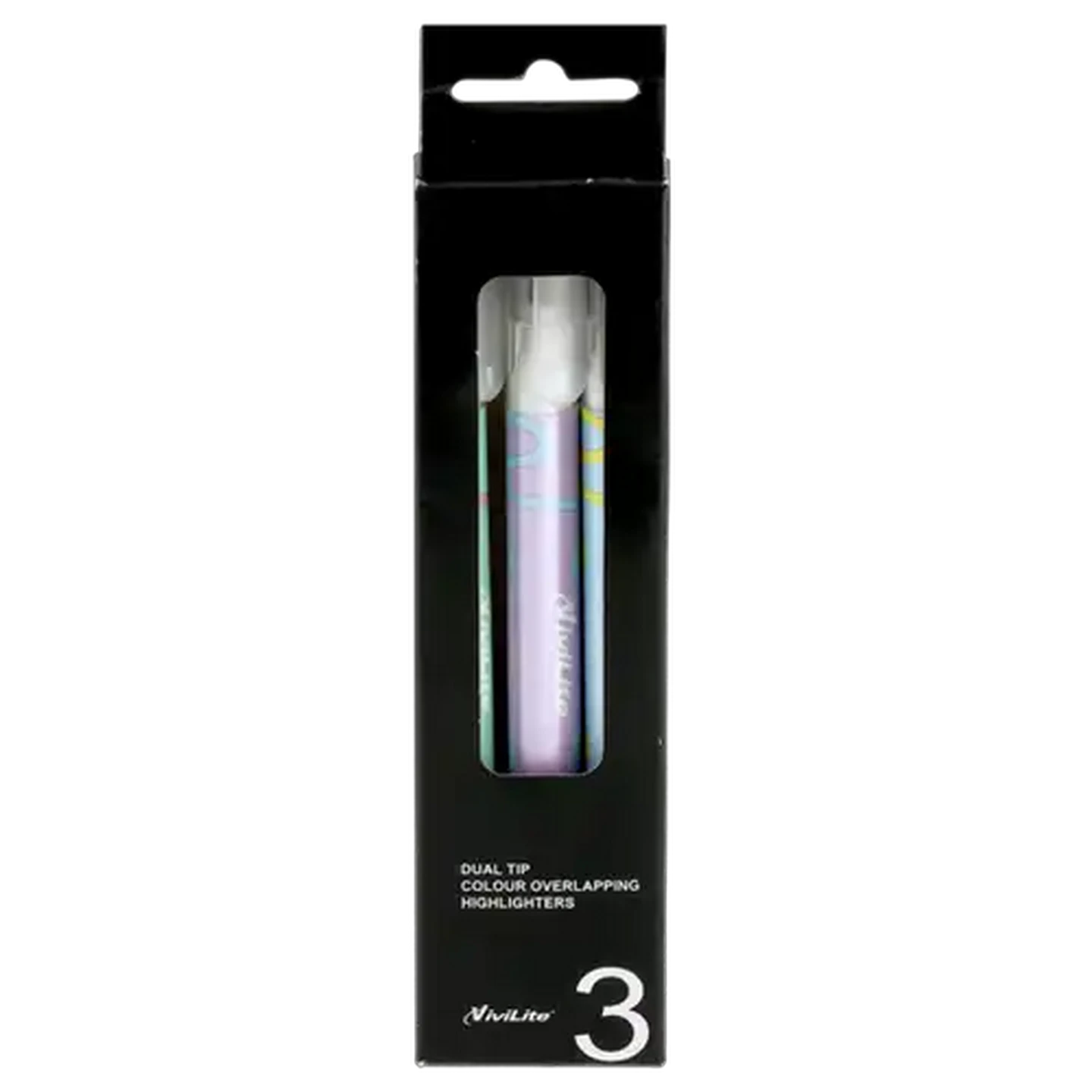 Image of Vivilite Dual Tip Colour Overlapping Highlighters 3-Pack