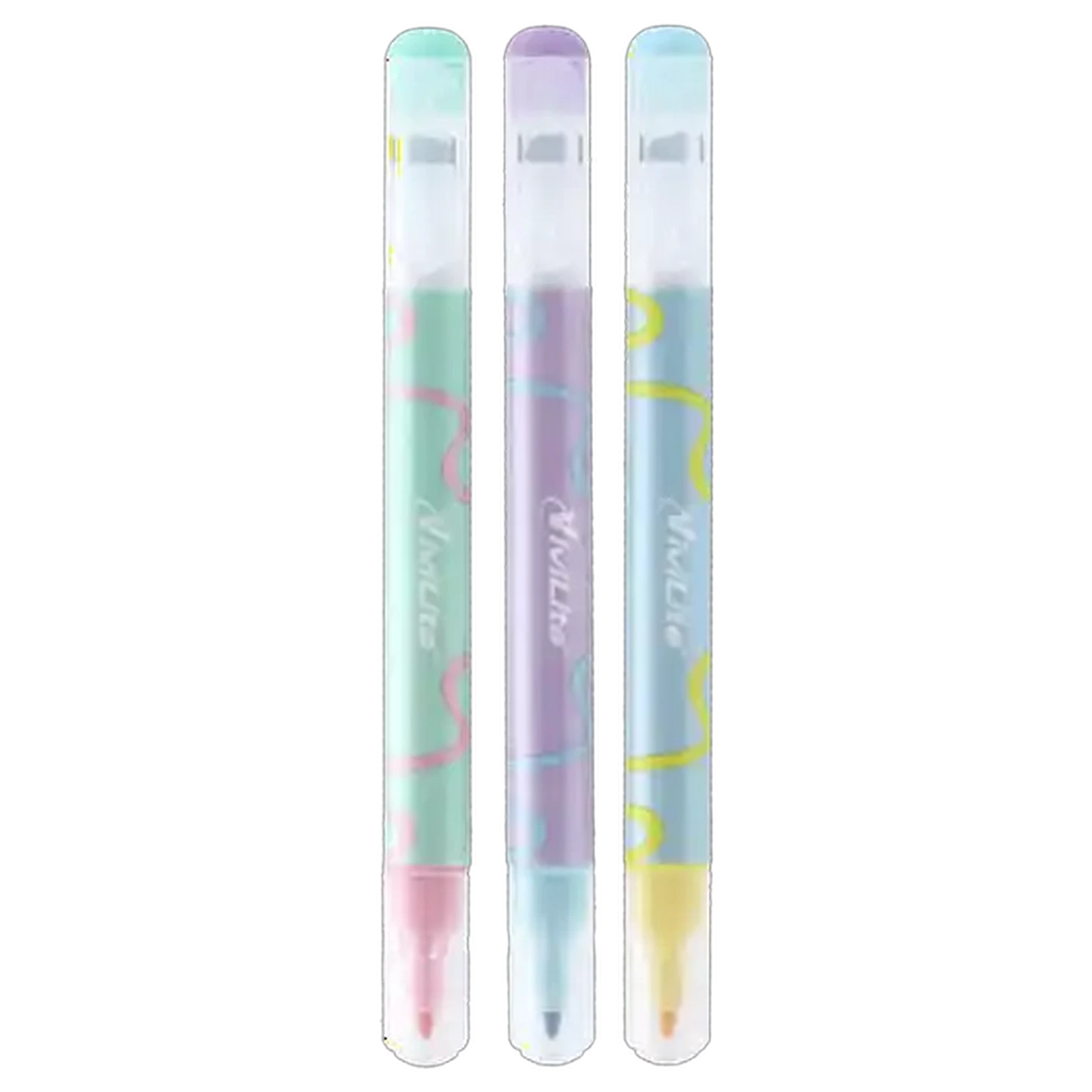 Image of Vivilite Dual Tip Colour Overlapping Highlighters 3-Pack