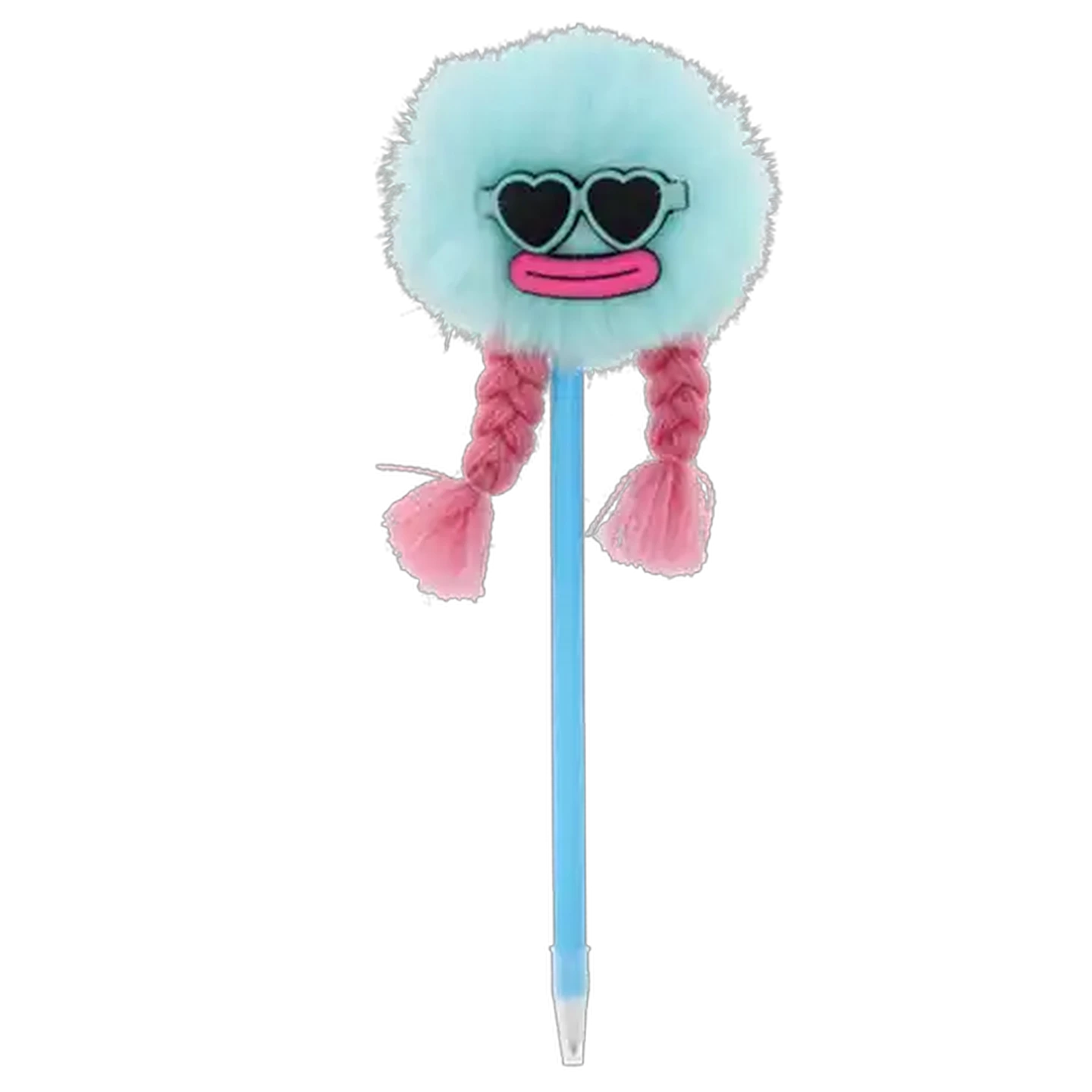 Image of Pom Pom Funny Faces Ballpoint Pen (Design May Vary)