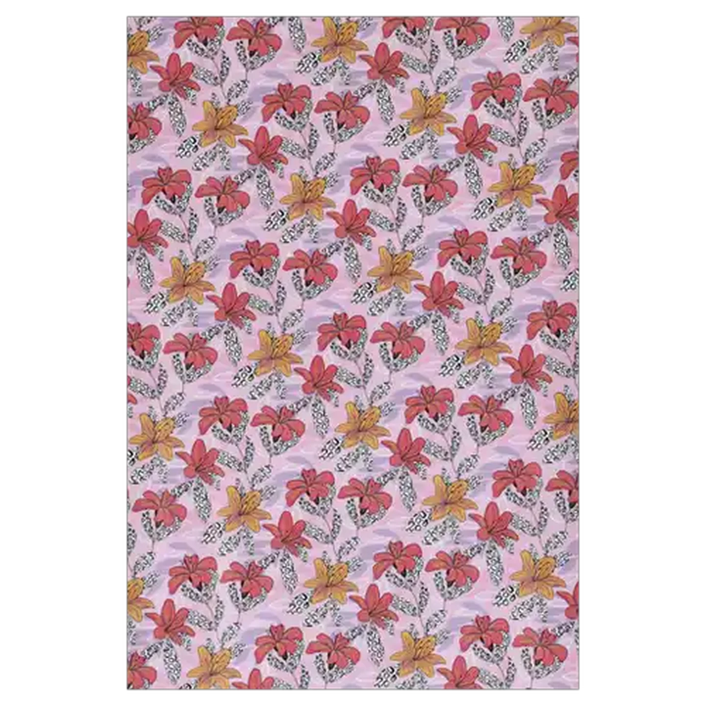 Image of Creative Stationery Floral Fusion Book Wrap 1m x 70cm
