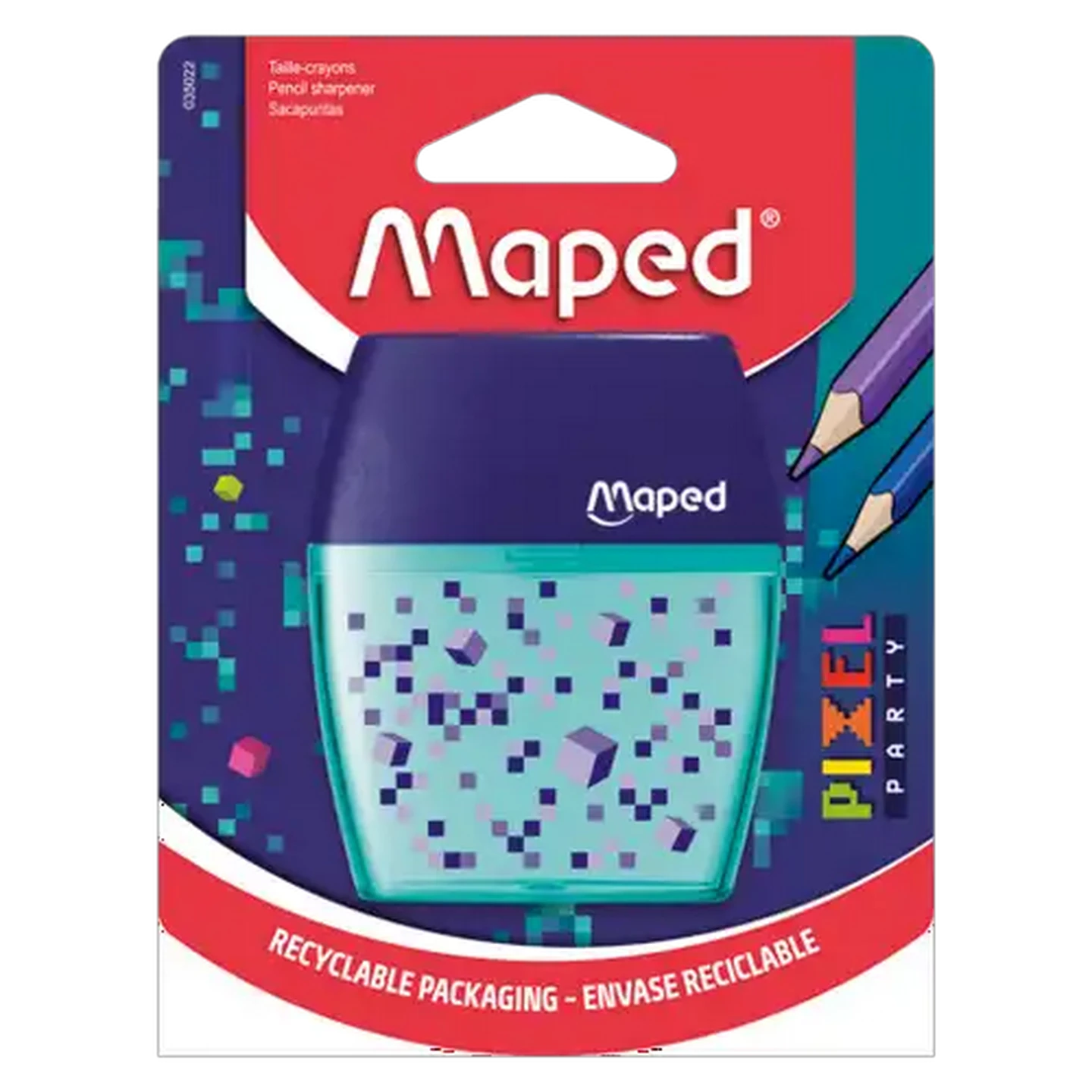 Image of Maped® Pixel Party 2 Hole Pencil Sharpener
