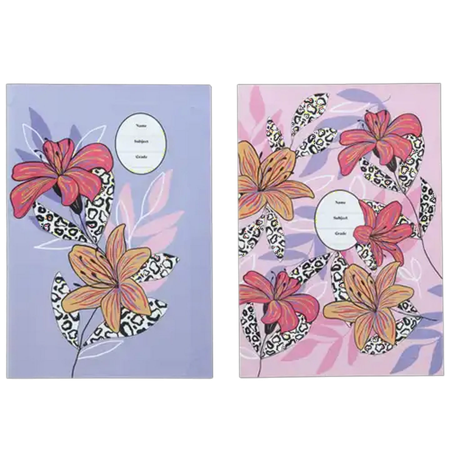 Image of Creative Stationery Floral Fusion A4 Book Jackets 5-Pack (Design May Vary)