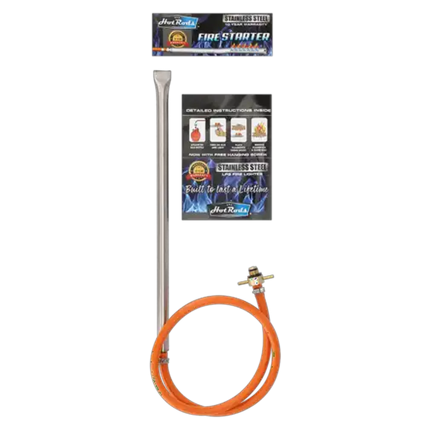 Image of HotRods Stainless Steel LPG Fire Starter