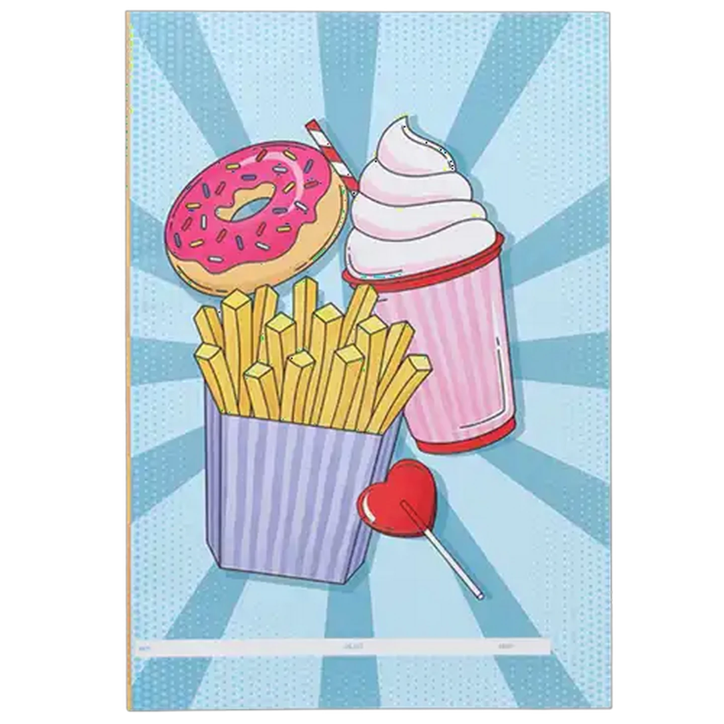 Image of Creative Stationery Snack Time A4 Book Jackets 5-Pack (Design May Vary)
