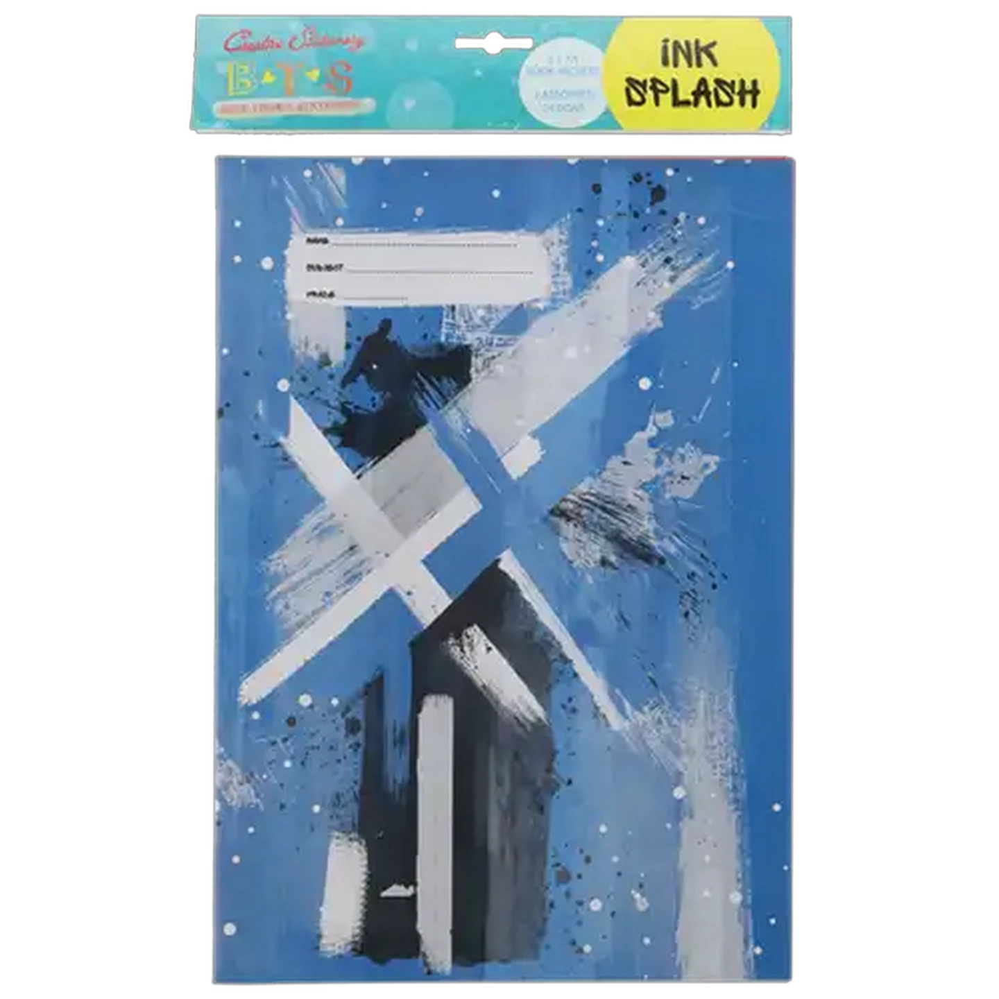 Image of Creative Stationery Ink Splash A4 Book Jackets 5-Pack (Design May Vary)