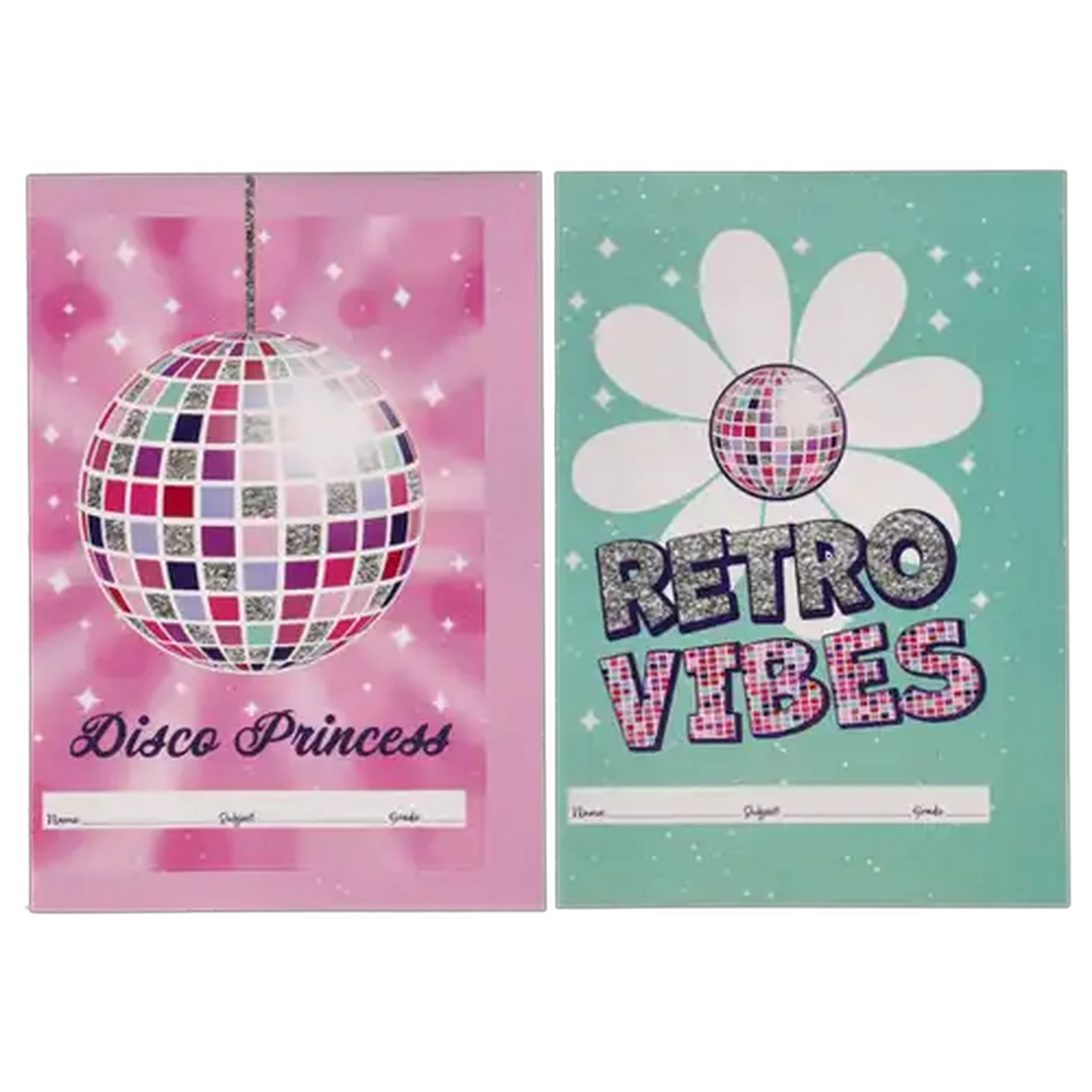 Image of Creative Stationery BTS A4 Disco Ball Book Jackets 5-Pack