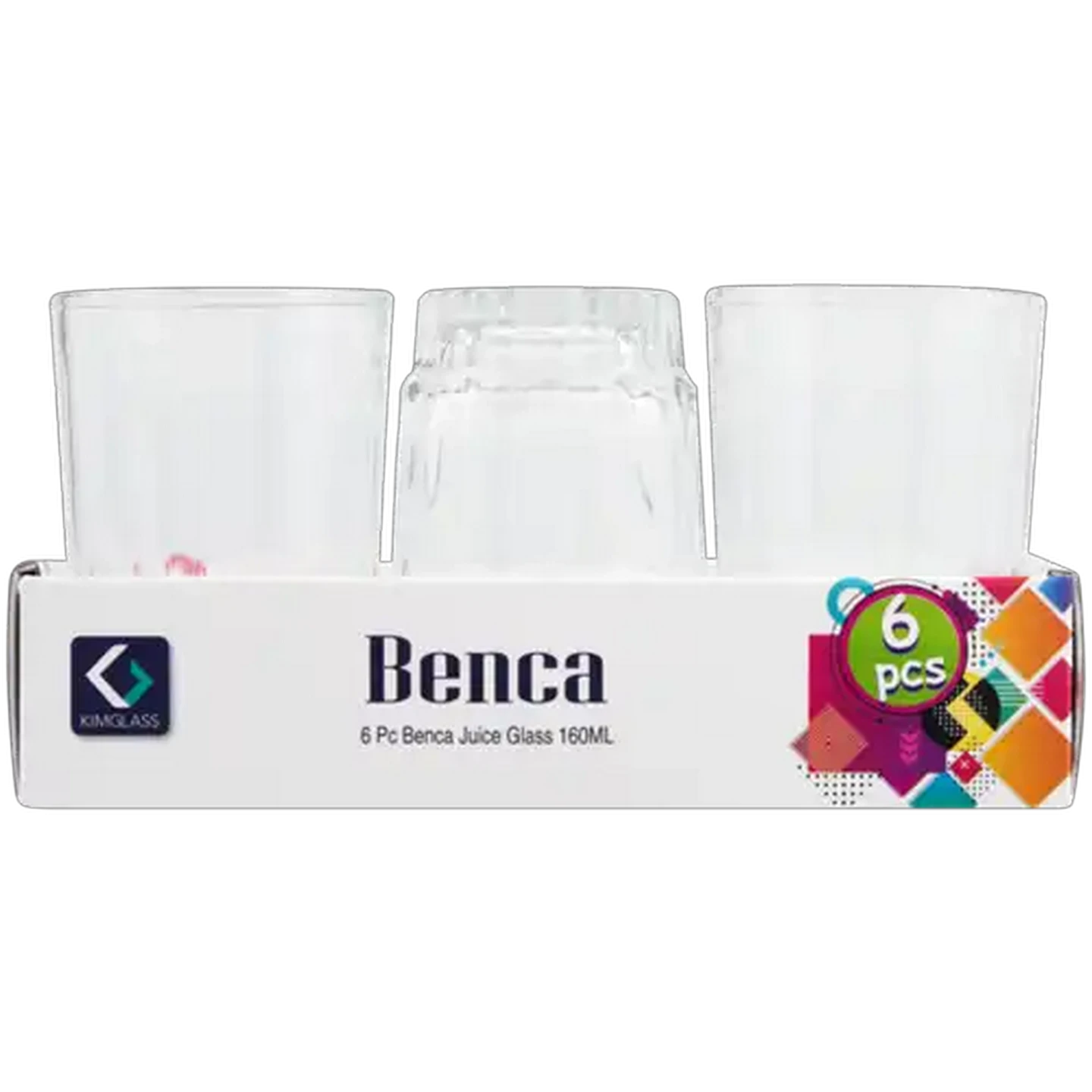 Image of Benca Juice Glasses 6 Piece Set