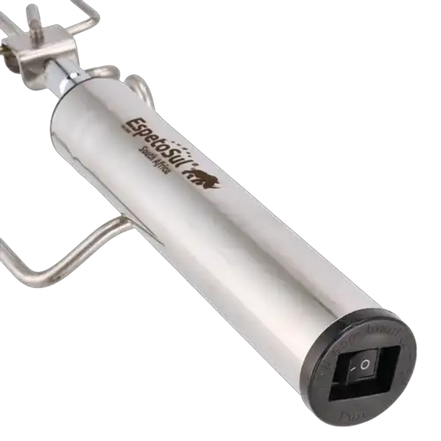 Image of HotRods Stainless Steel Battery-Operated Portable Braai Rotisserie