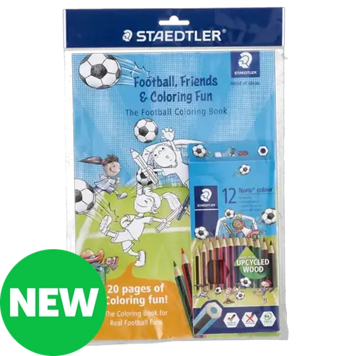 Image of Staedtler Colouring Book & Noris Colouring Pencils Set