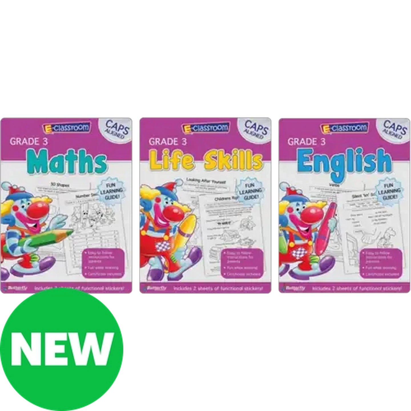 Image of Butterfly E-Classroom Grade 3 Workbook (Design May Vary)