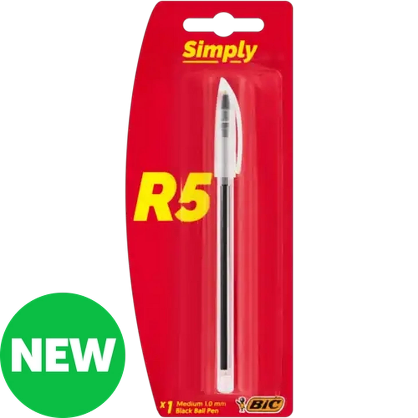 Image of BIC Simply Black Medium Ball Pen