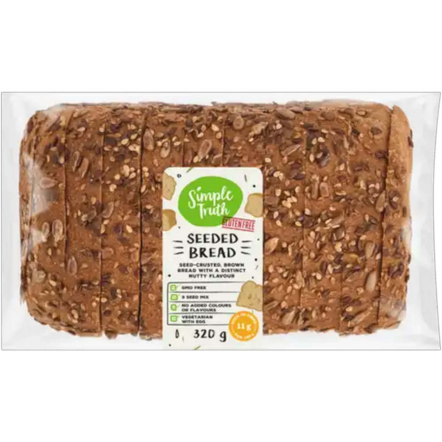 Image of Simple Truth Gluten Free Seeded Bread 320g