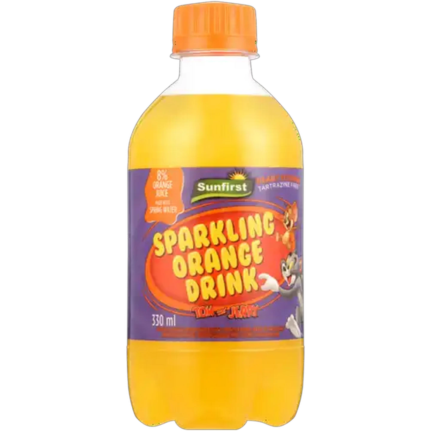 Image of Sunfirst Orange Sparkling Soft Drink 330ml