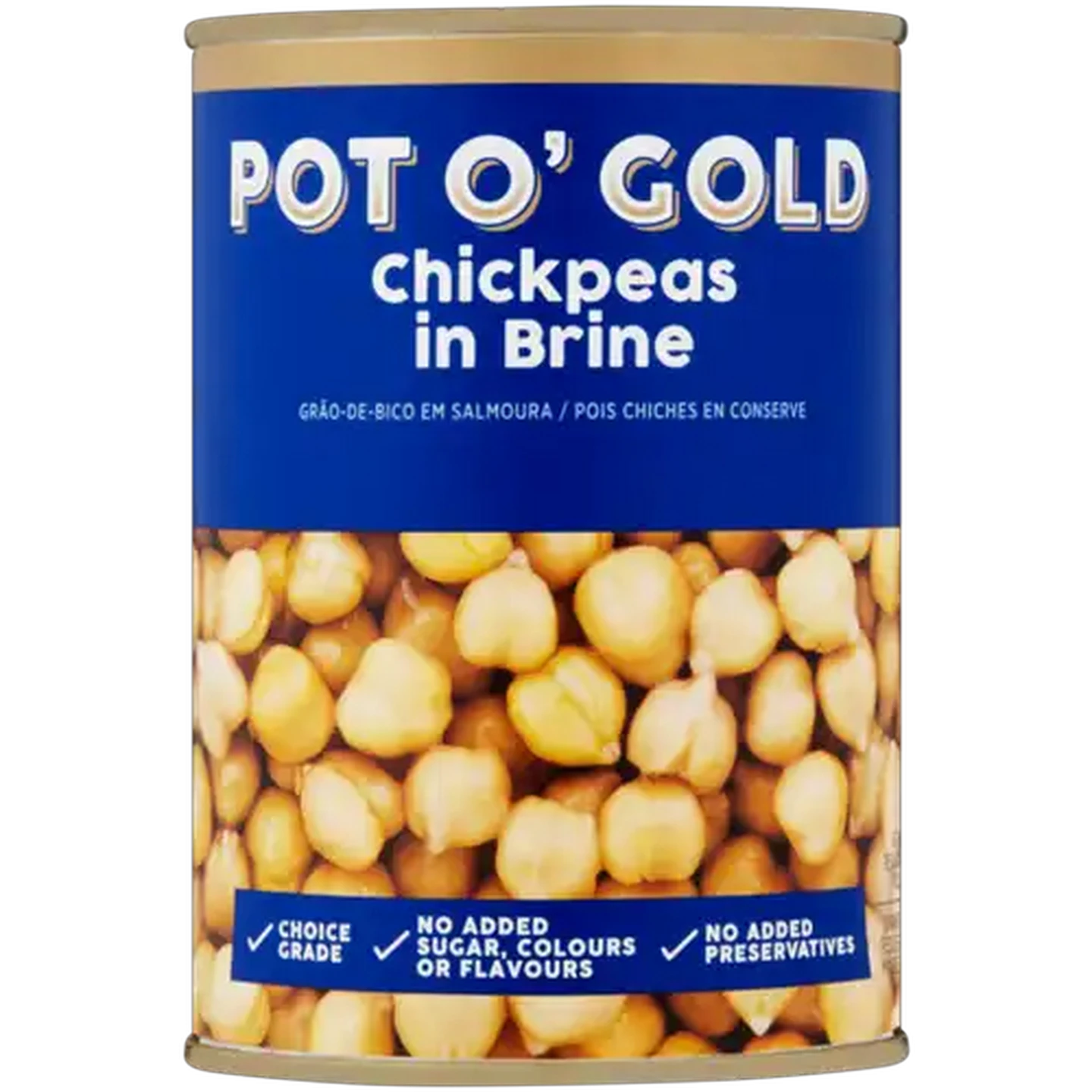 Image of Pot O' Gold Chickpeas in Brine 400g
