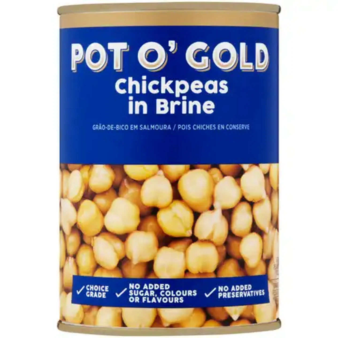 Image of Pot O' Gold Chickpeas in Brine 400g
