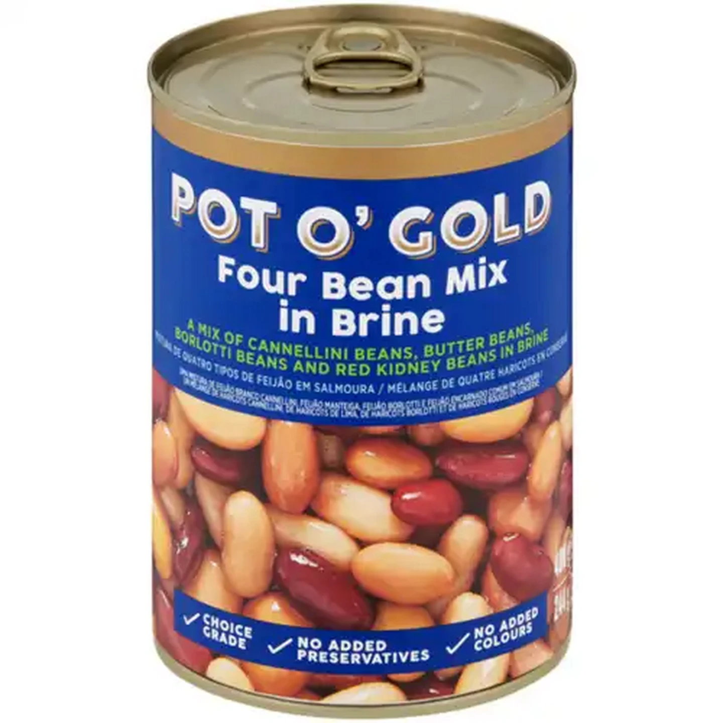 Image of Pot O' Gold Four Bean Mix in Brine 400g