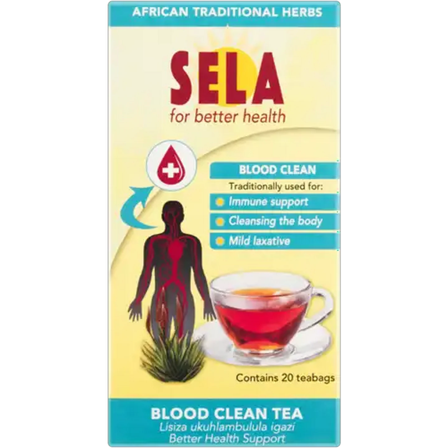 Image of Sela Blood Clean Support Teabags 20 Pack