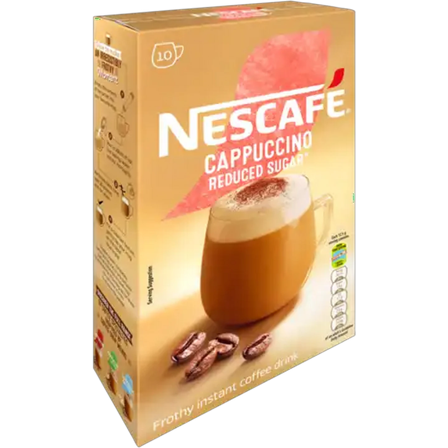 Image of NESCAFÉ Less Sugar Cappuccino 10 x 12.5g