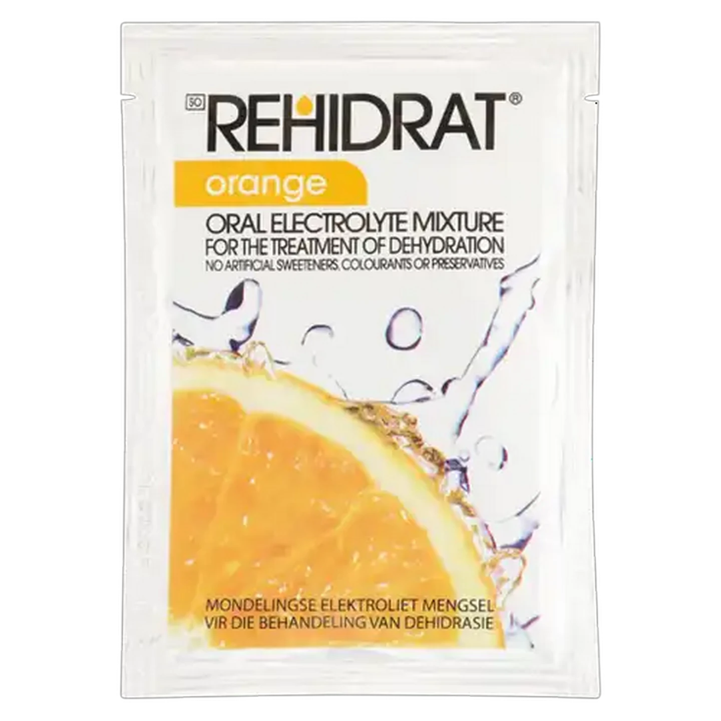 Image of Rehidrat Orange Flavoured Hydration Powder Sachet 14g