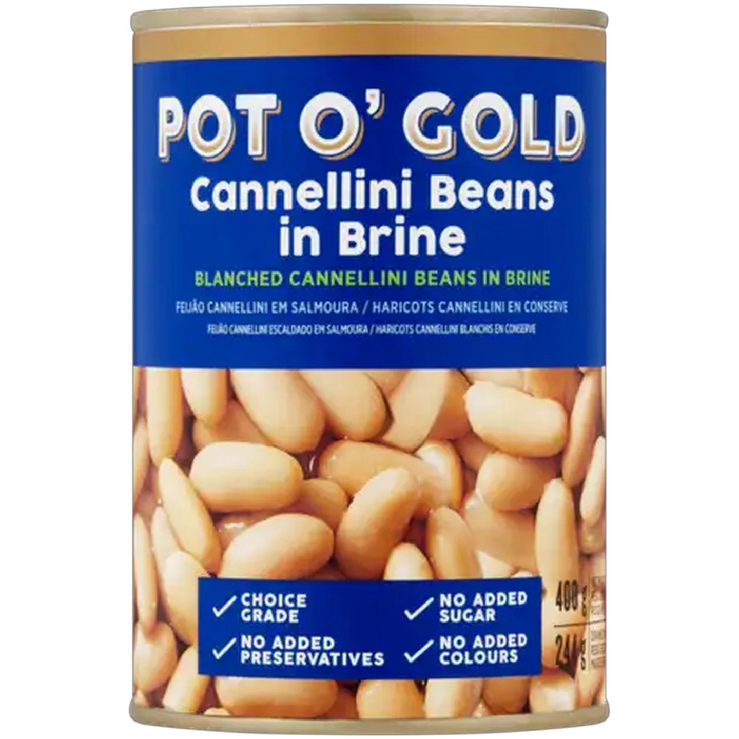 Image of Pot O' Gold Cannellini Beans in Brine 400g